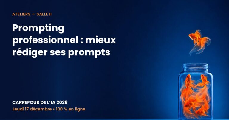Carrefour de l’IA 2026 – Prompting professionnel : mieux rédiger ses prompts