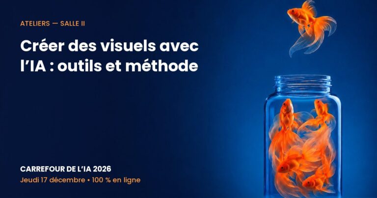Carrefour de l’IA 2026 – Créer des visuels avec l’IA : outils et méthode